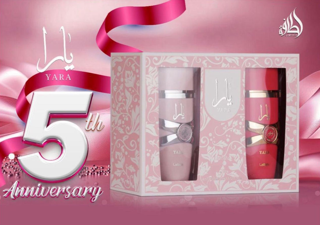 Lattafa " YARA SET 2 PIEZAS" 100 ml (woman's parfum)