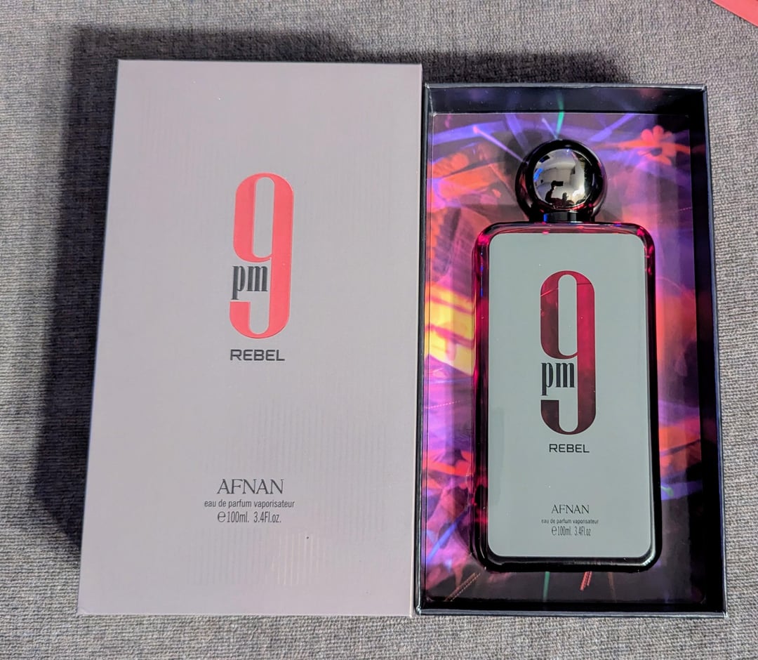 AFNAN 9PM REBEL 100ml (man’s parfume)