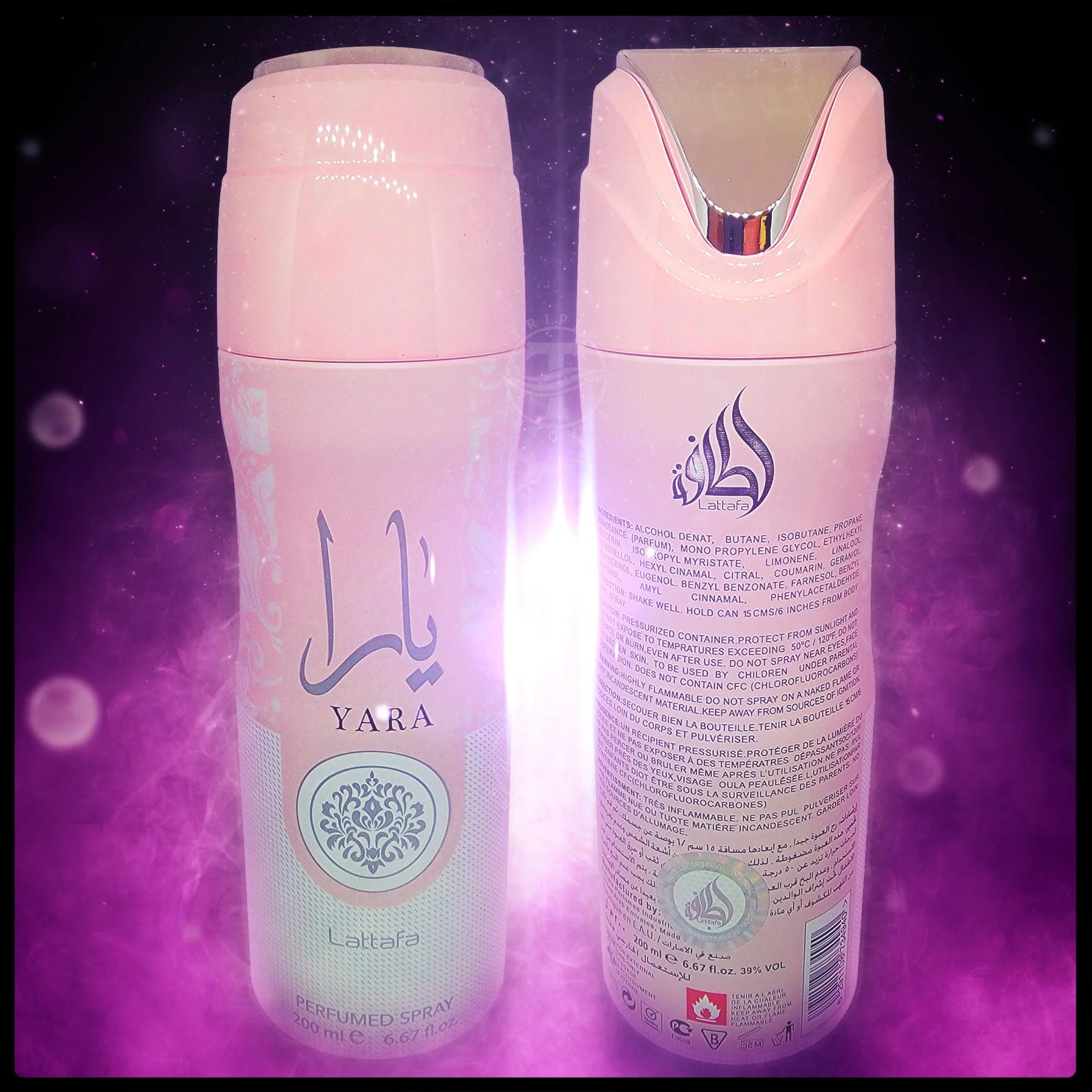 Lattafa “YARA” BODY SPRAY 200ml (woman’s body spray)