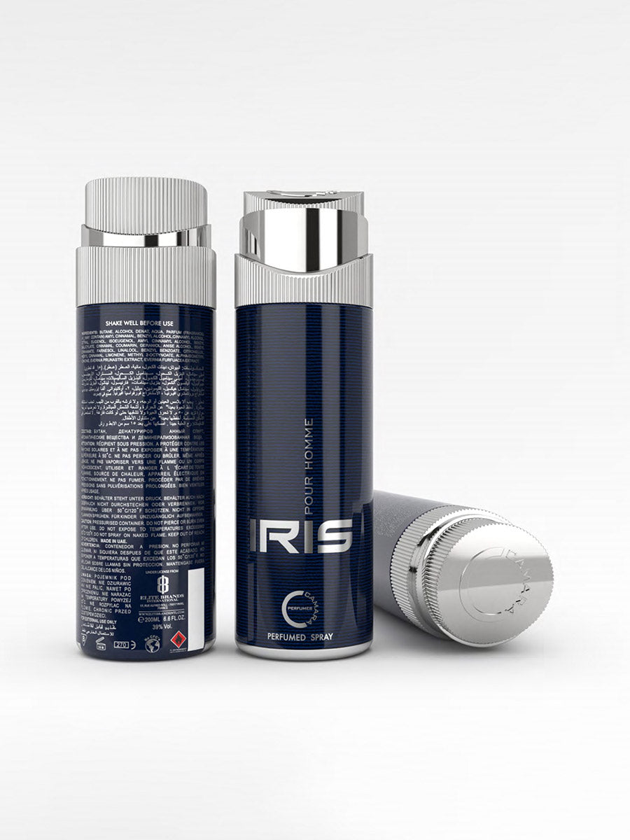 Camara “IRIS” BODY SPRAY 200ml (men’s body spray)
