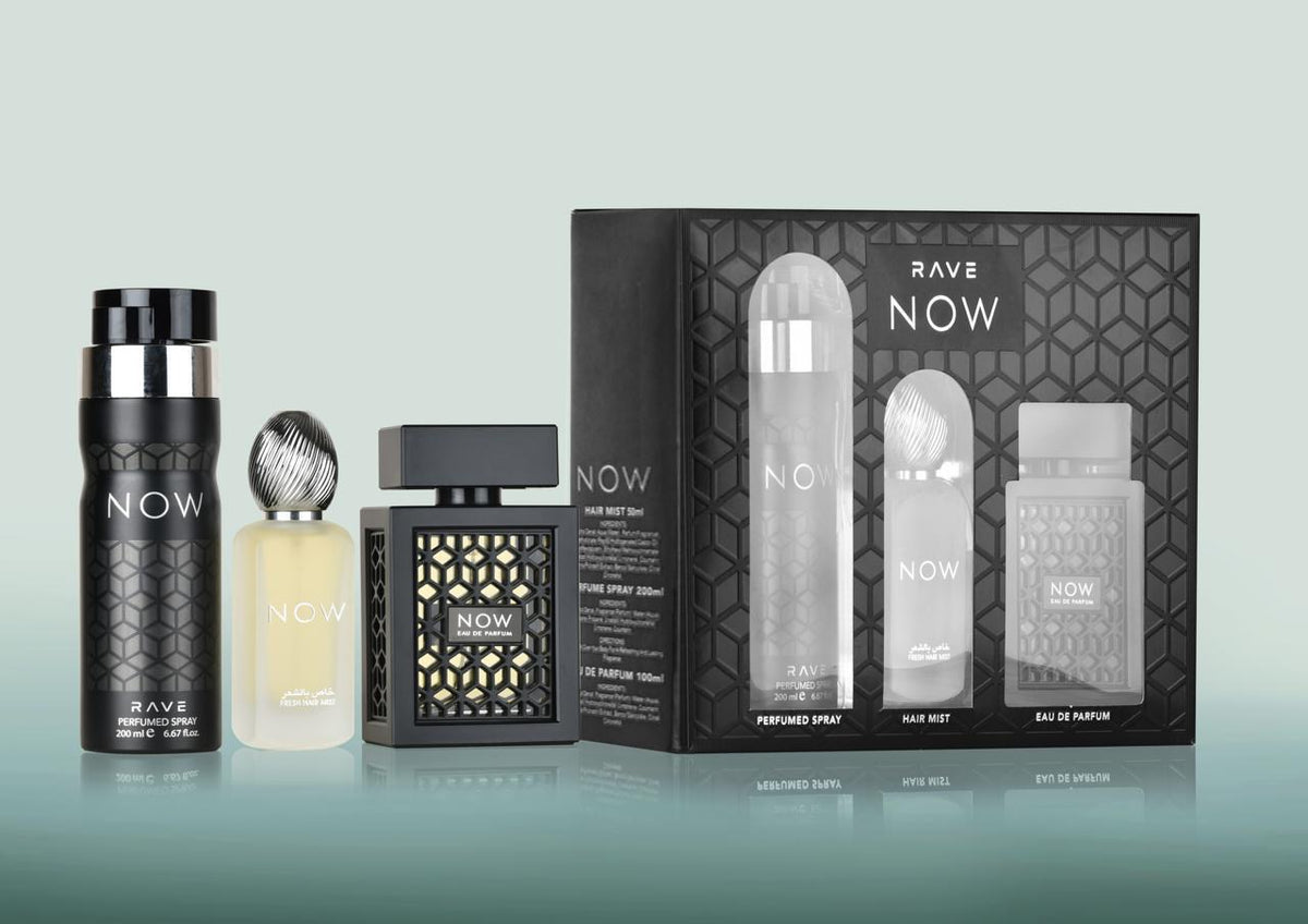 Rave "NOW BLACK" 100ml SET  (woman's parfum)