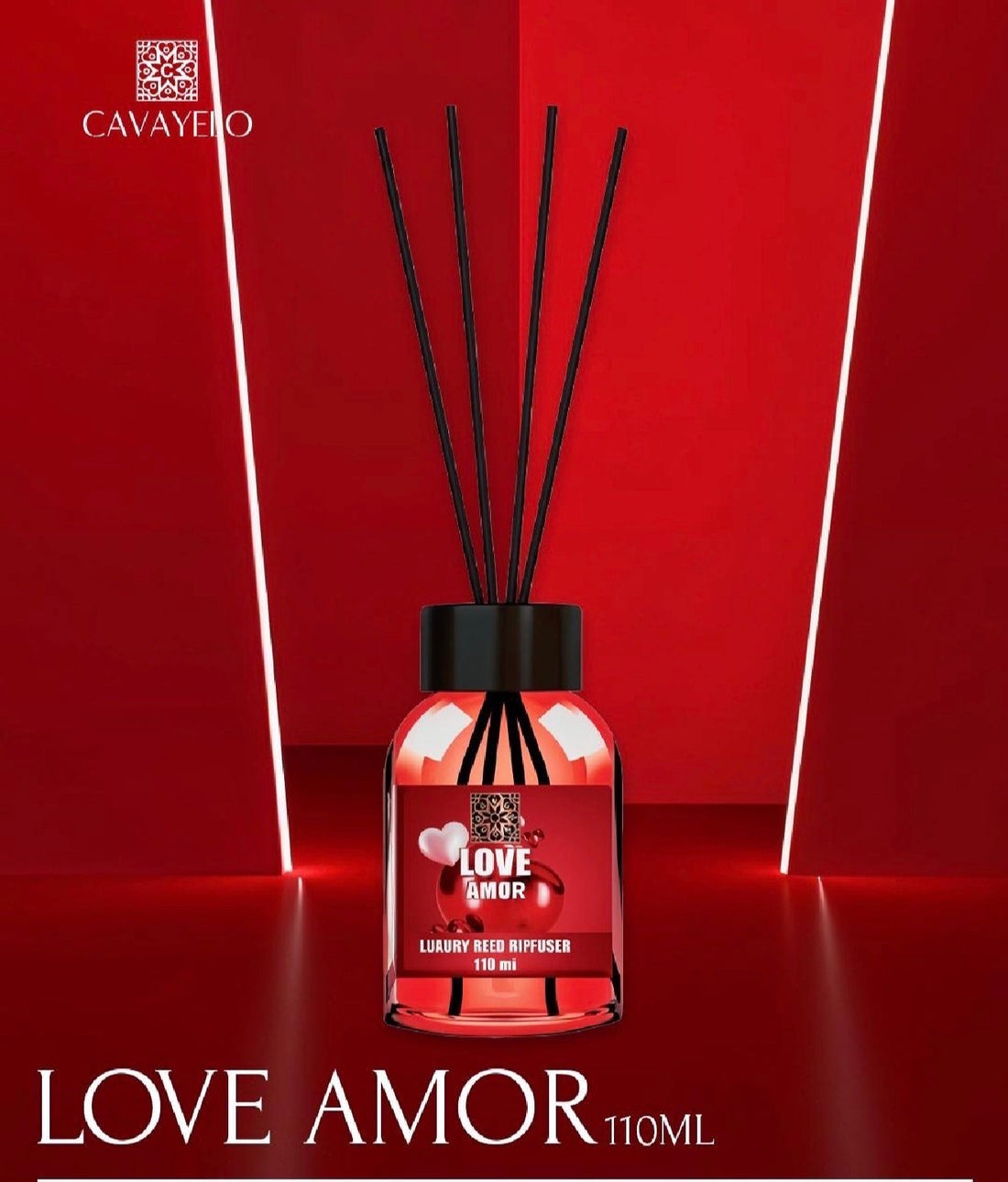 "LOVE AMOR " LUXURY REED DIFFUSER 110ML