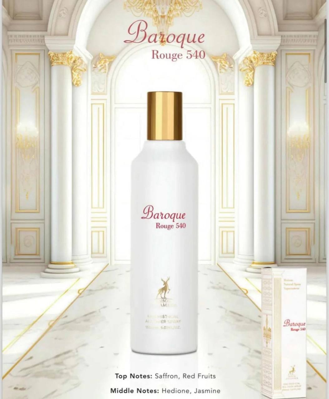 Maison Alhambra "BAROQUE ROUGE 540"150 ml (perfume all over)