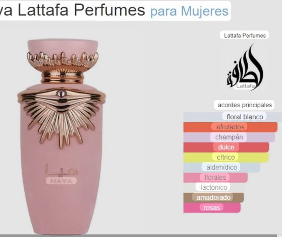 Lattafa "HAYA" 100 ml(woman's parfum)