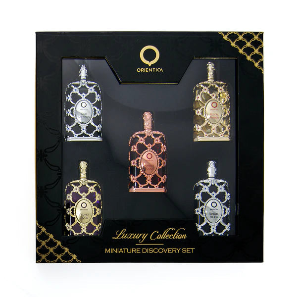 Set Mini  "ORIENTICA" 5 piezas 0.25 oz (unisex)