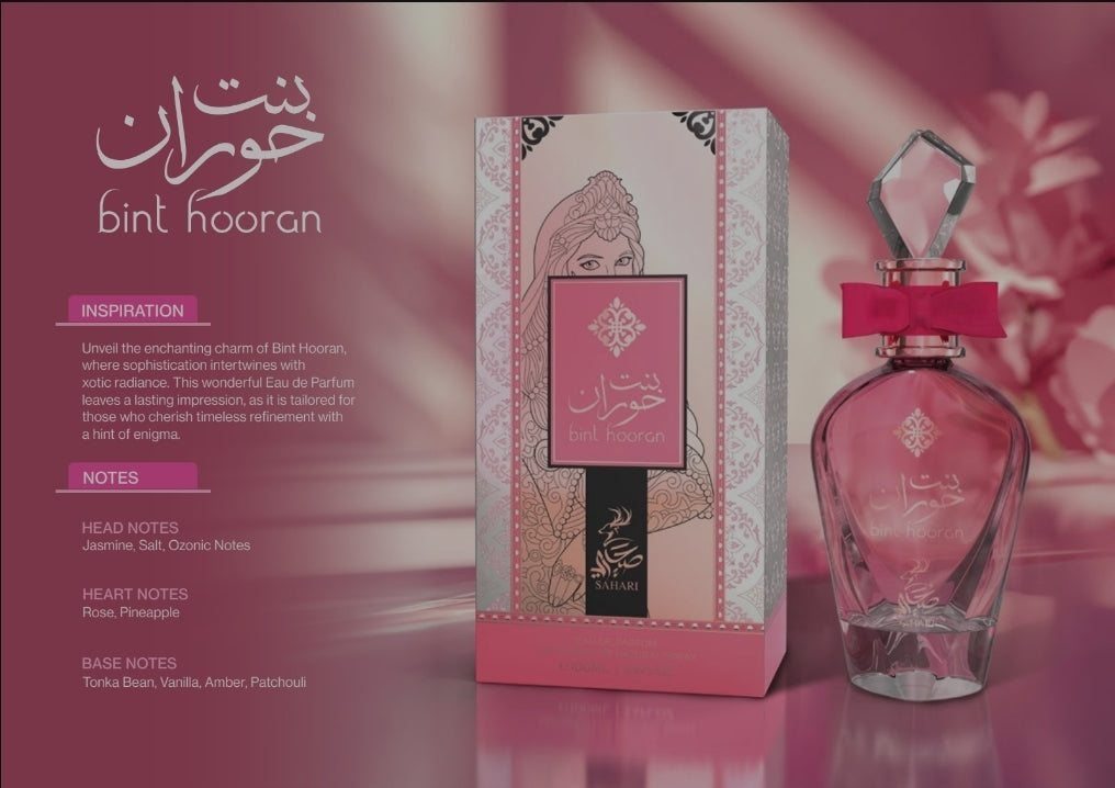 Sahari"BINT HOORAN"100ml(woman's parfum)